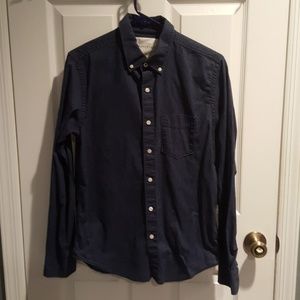 Aeropostale Blue Casual Button-Up Shirt
